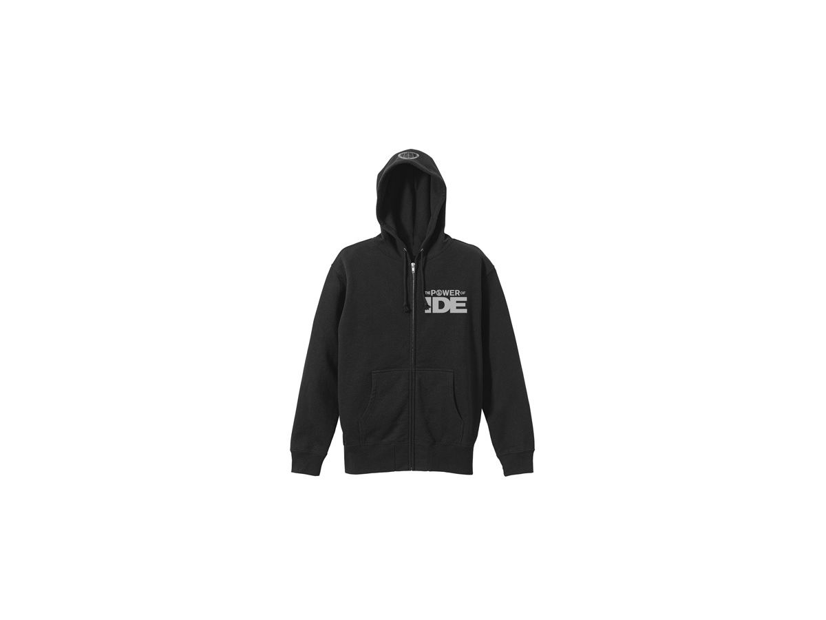 Space Runaway Ideon: Ide Gauge Luminous Zip Parka: Black - M