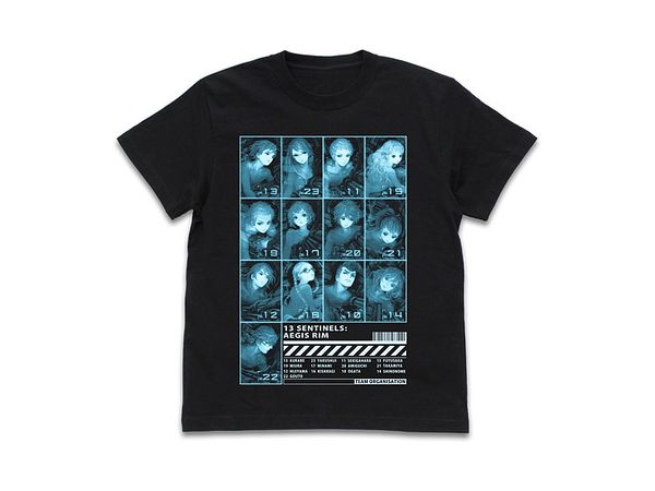 13 Sentinels: Aegis Rim: 13 Sentinels: Aegis Rim T-shirt: Black - S