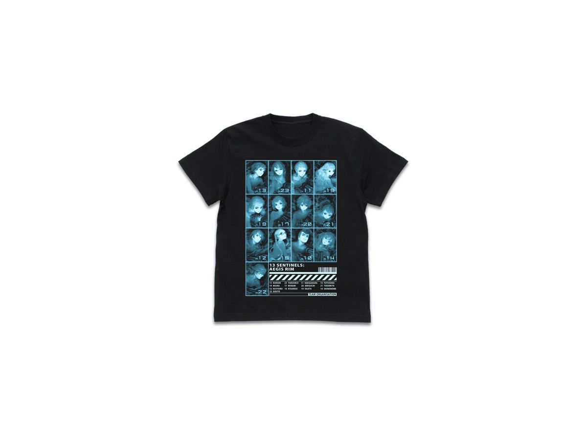 13 Sentinels: Aegis Rim: 13 Sentinels: Aegis Rim T-shirt: Black - XL