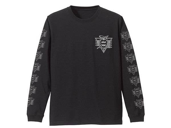 Evangelion: Seele Ribbed Long Sleeve T-Shirt / Black-S