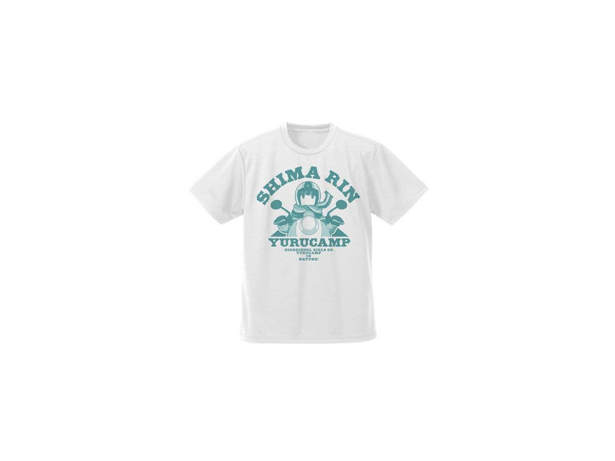 Laid-Back Camp: Rin Shima Dry T-Shirt: White - L