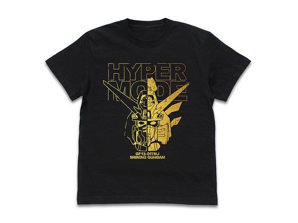 Mobile Fighter G Gundam: Shining Gundam Hyper Mode T-Shirt / Black-M