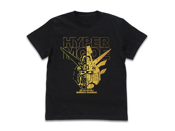 Mobile Fighter G Gundam: Shining Gundam Hyper Mode T-Shirt / Black-Xl