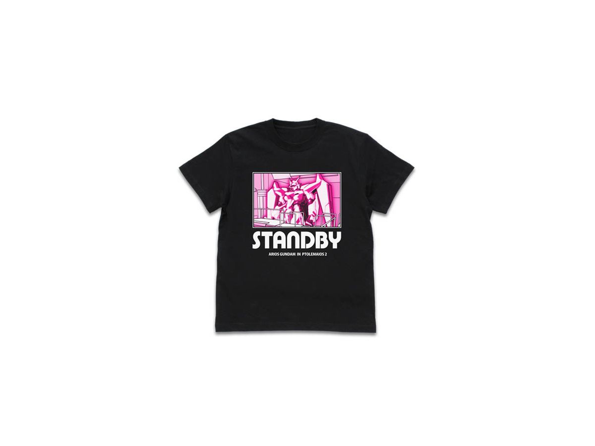 Mobile Suit Gundam 00: Arios Gundam Standby T-shirt: Black - M