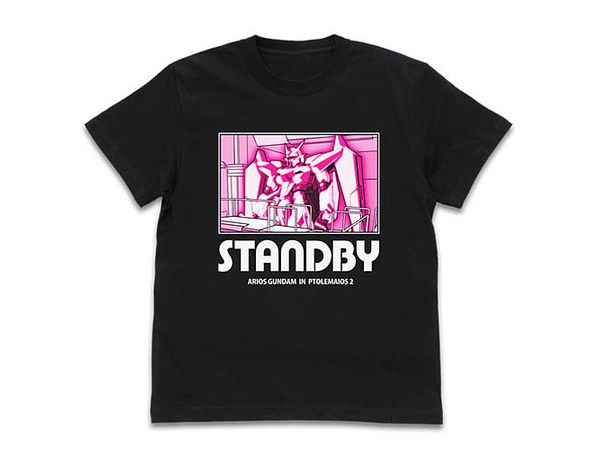 Mobile Suit Gundam 00: Arios Gundam Standby T-Shirt / Black-L
