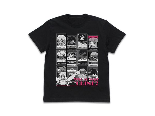 Interspecies Reviewers: Enrollment Succu-girls T-shirt: Black - S