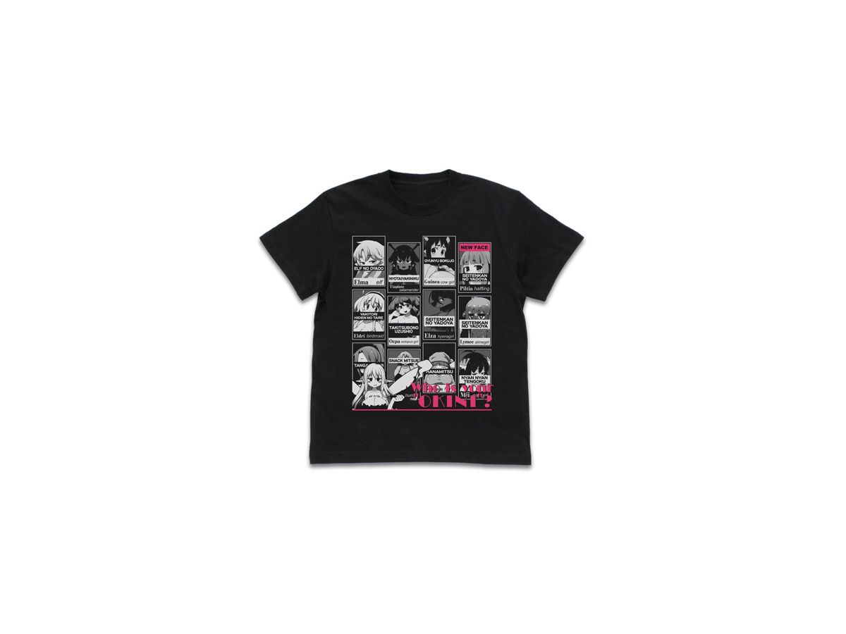 Interspecies Reviewers: Enrollment Succu-girls T-shirt: Black - L