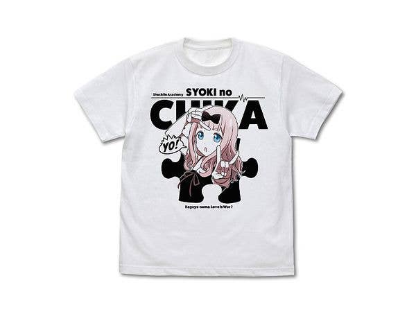 Kaguya-sama: Love Is War: Chika Fujiwara T-shirt: White - L