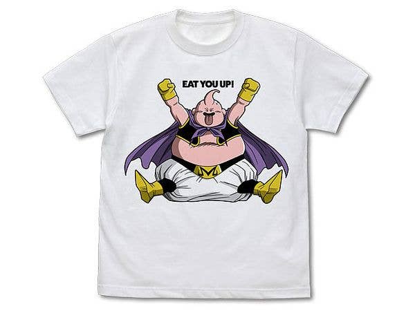 Dragon Ball Super: Majin Buu T-Shirt Tabechao Ver. / White-S