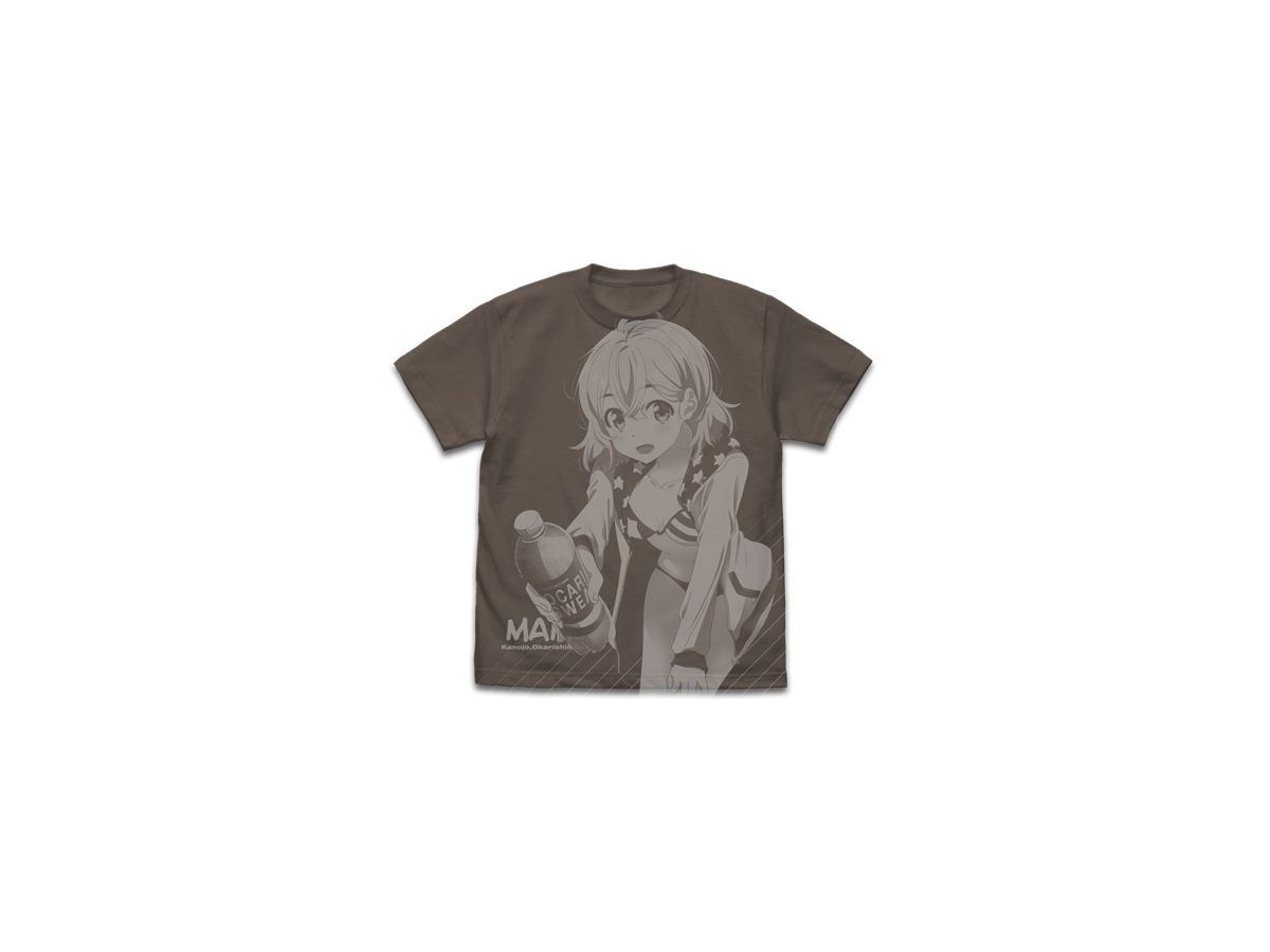 Rent-A-Girlfriend: Mami Nanami All Print T-shirt: Charcoal - M