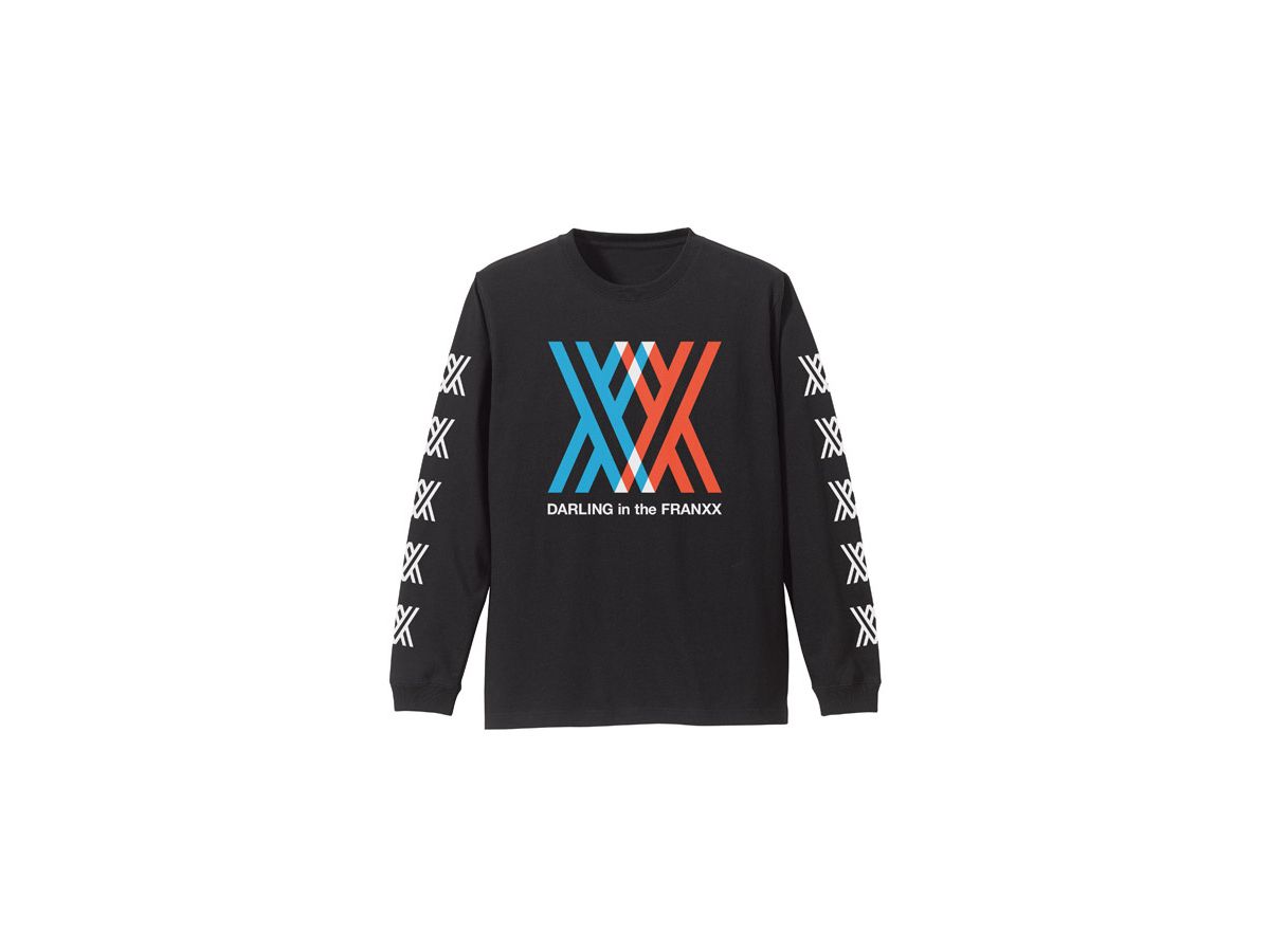 Darling in the Franxx: Darling in the Franxx Sleeve Rib Long Sleeve T-shirt: Black - S