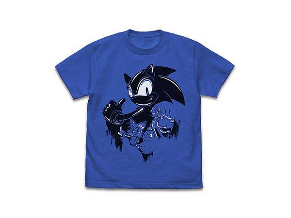 Sonic: Wall Paint T-Shirt / ROYAL BLUE S