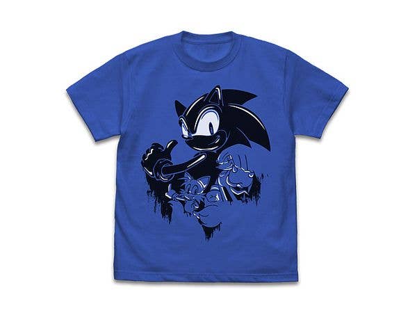 Sonic Wall Paint T-Shirt / Royal Blue-Xl