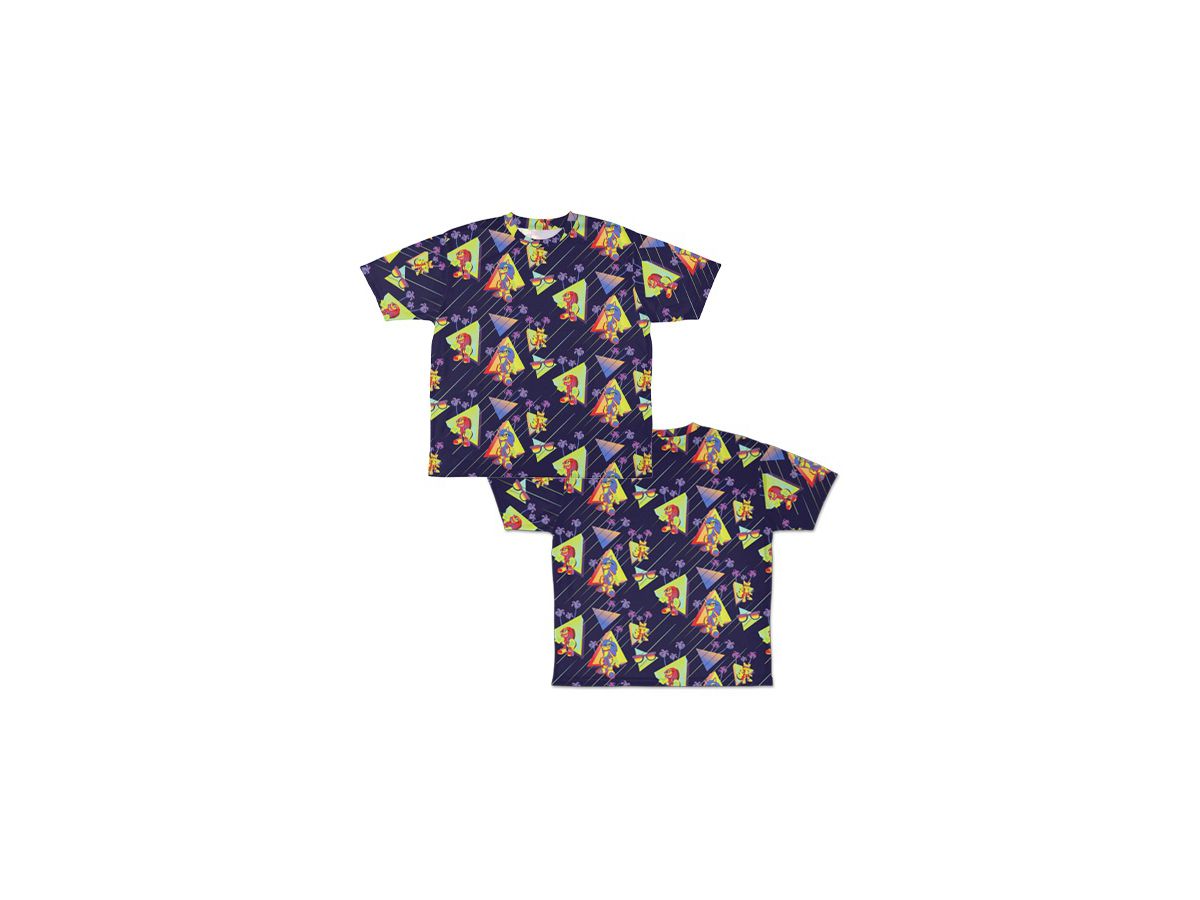 Sonic: Full Pattern Double-Sided Full Graphic T-Shirt / M