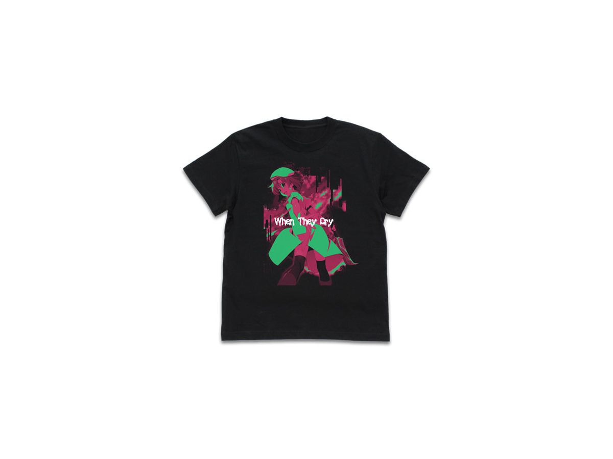 Higurashi When They Cry: Ryugu Rena T-shirt BLACK-M