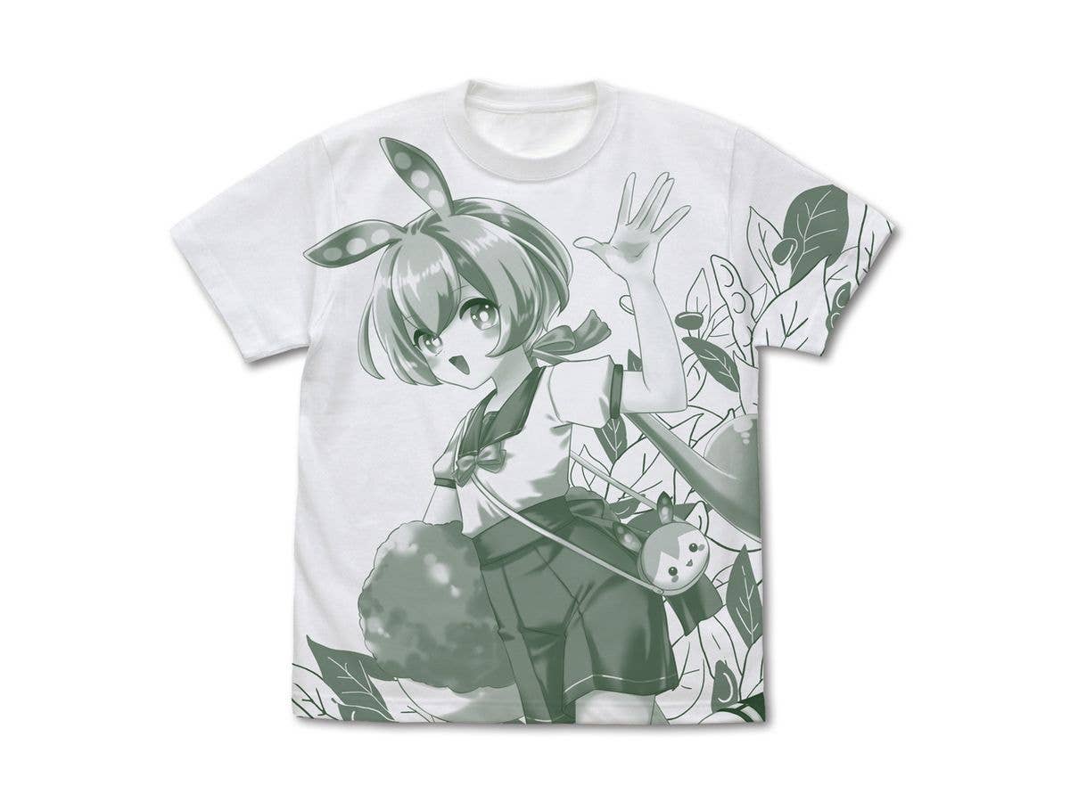 Zundamon All-Over Print T-Shirt / WHITE-L