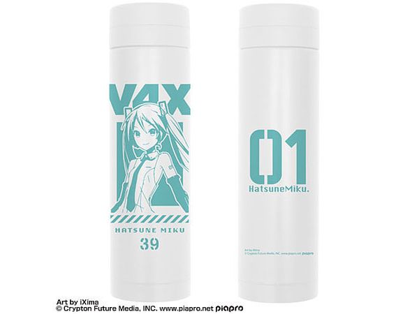 Hatsune Miku V4X Thermo Bottle / White