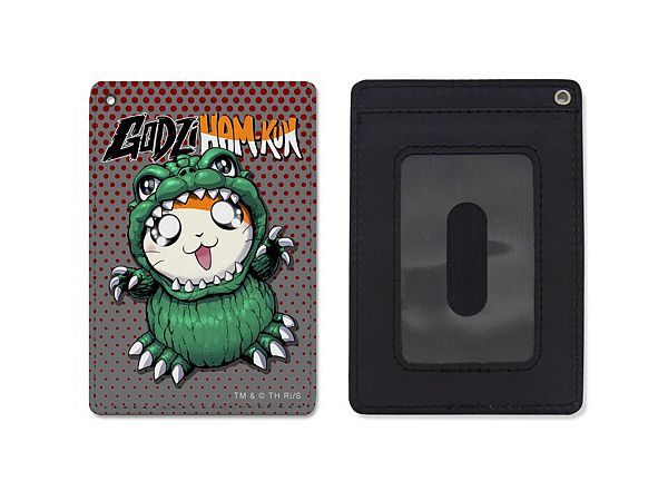 Godiham-Kun Godzilla x Hamtaro Full-Color Pass Case