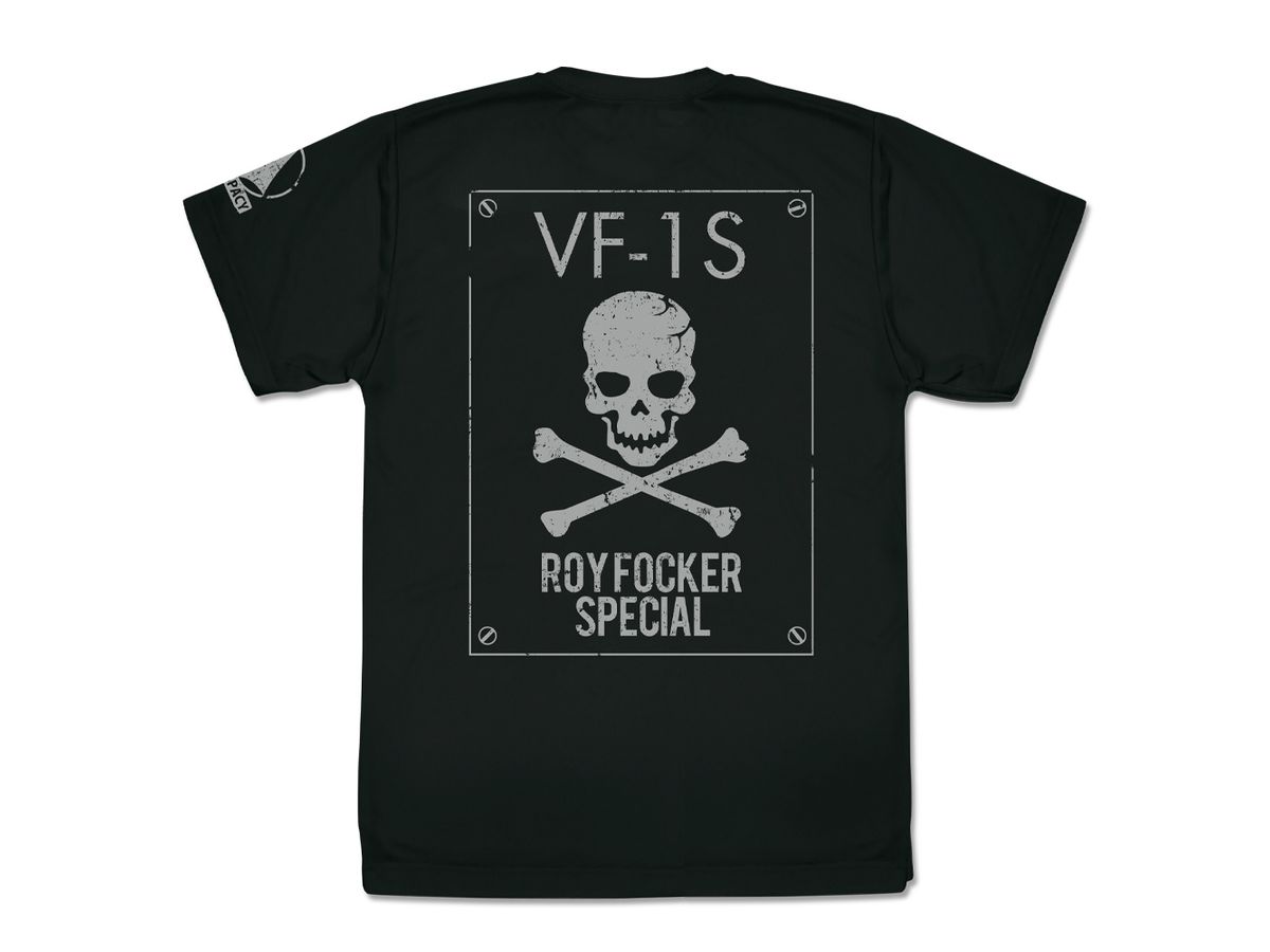 Super Dimension Fortress Macross: Roy Focker Dry T-Shirt/Black-L