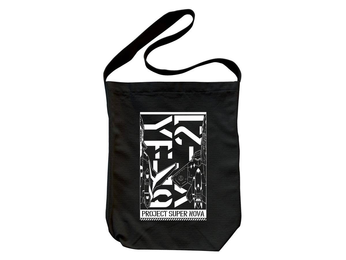Macross Plus: YF 19 YF 21 Shoulder Tote BLACK