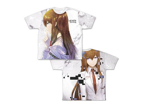 Steins; Gate: Kurisu Makise Double-Sided Full Graphic T-Shirt L