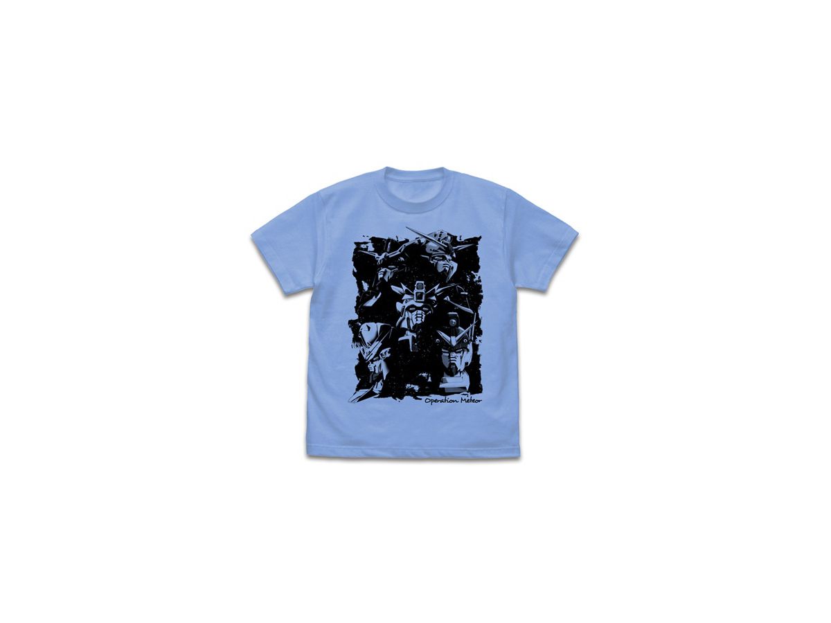 Mobile Suit Gundam Wing Operation Meteor MS T-shirt Sax L