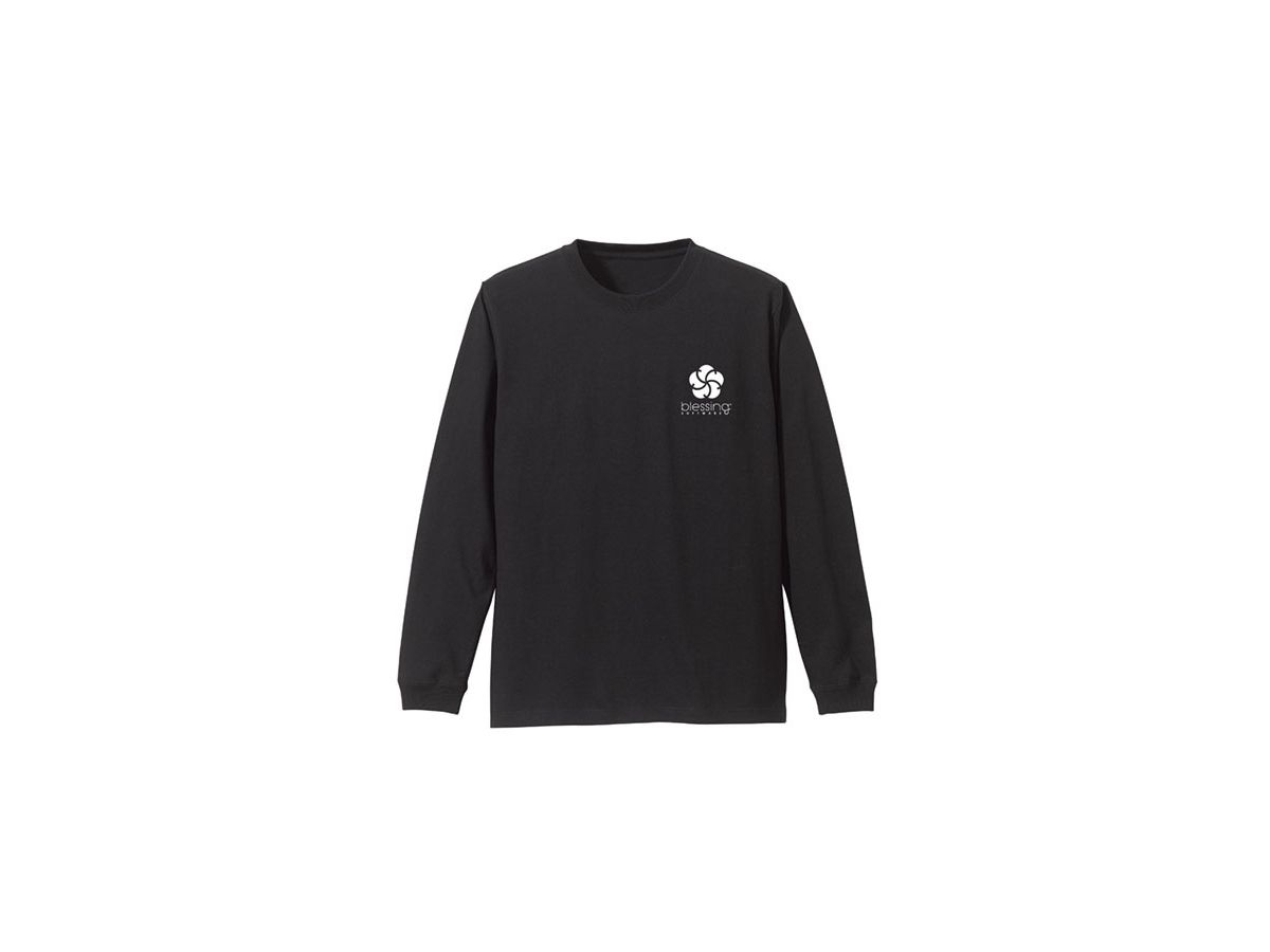 Saekano: Blessing Software (6 Years Later Ver.) Sleeve Rib Long Sleeve T-Shirt Black S