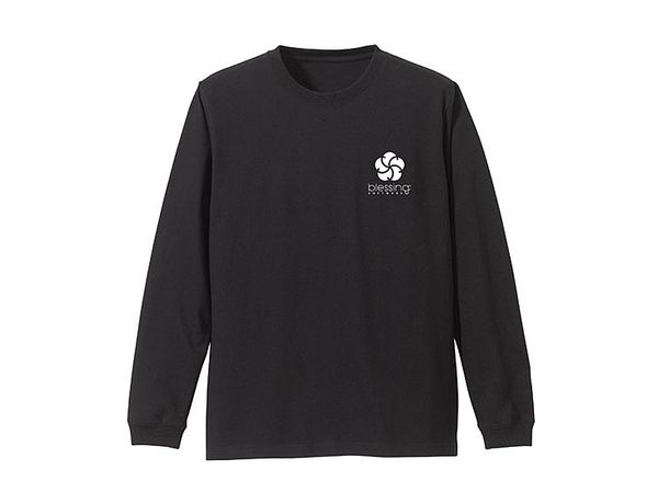 Saekano: Blessing Software (6 Years Later Ver.) Sleeve Rib Long Sleeve T-Shirt Black L