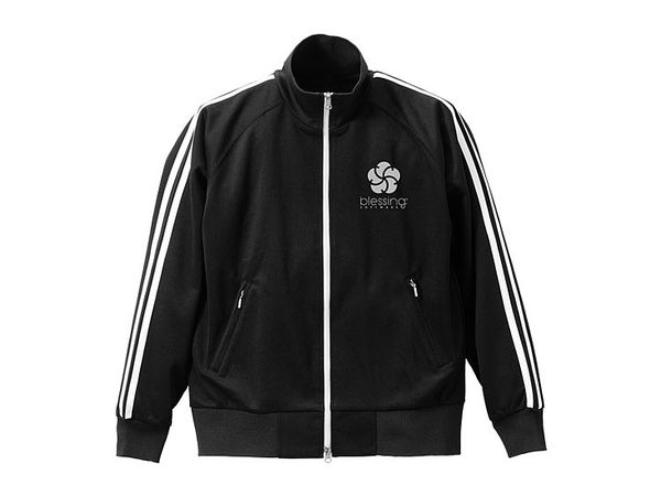 Saekano: Blessing Software (6 Years Later Ver.) Jersey Black X White XL