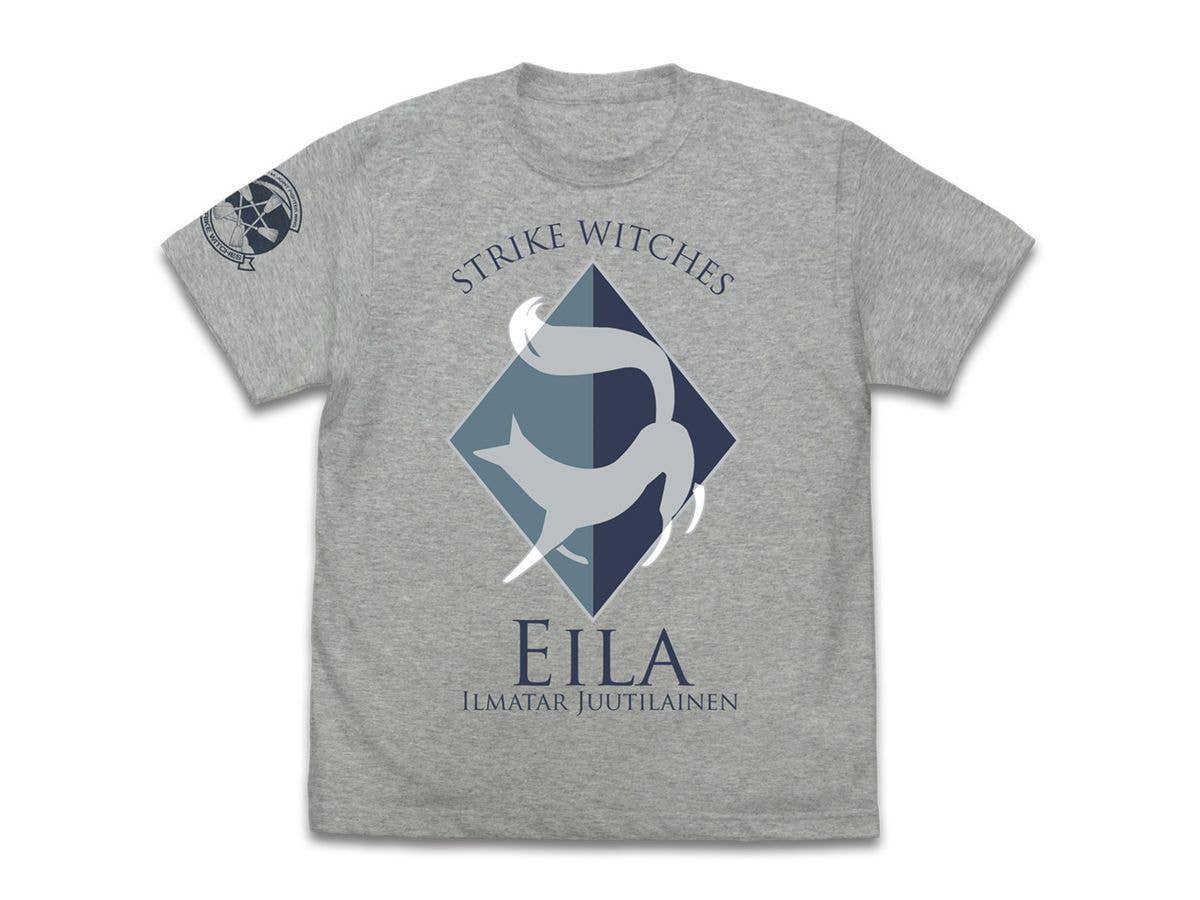 Strike Witches: Eila Ilmatar Juutilainen Personal Mark T-Shirt Mix Gray L