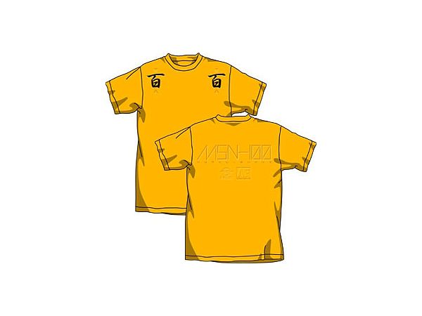 Mobile Suit Z Gundam: Hyaku Shiki Hyaku Hyaku T-Shirt / Gold-Xl