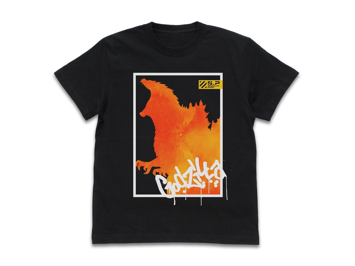 Godzilla Singular Point: Godzilla Silhouette T-shirt Black L