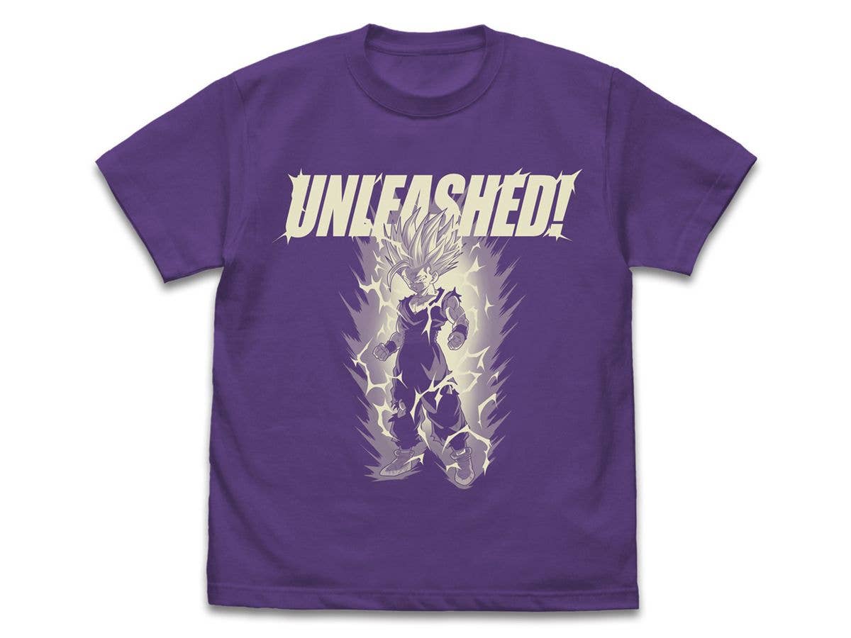 Dragon Ball Z: Super Saiyan 2 Son Gohan T-Shirt / Violet Purple-Xl