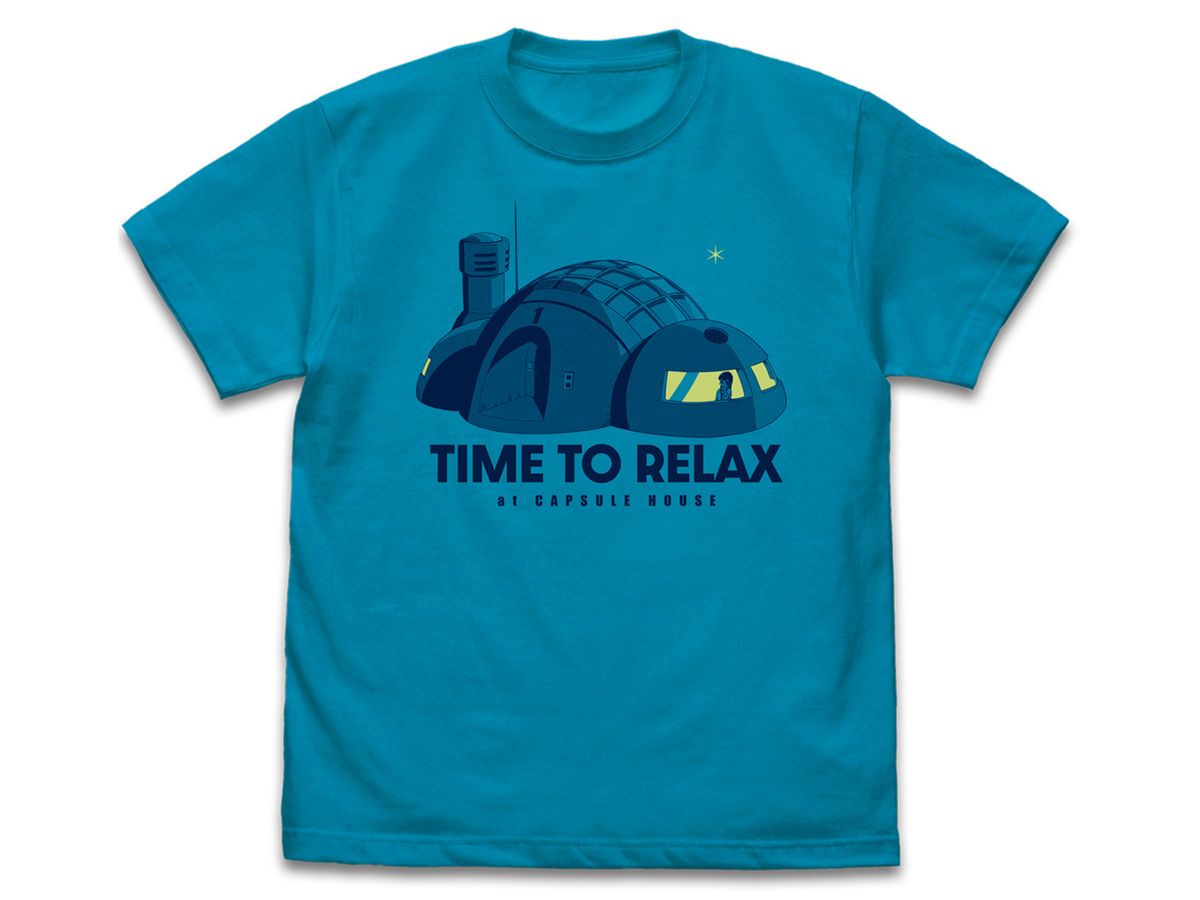 Dragon Ball: Capsule House T-Shirt / Turquoise Blue-Xl