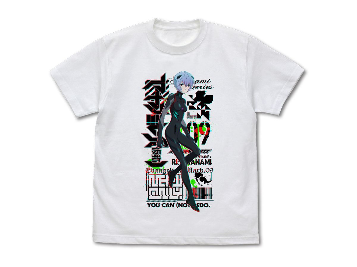 Evangelion: Ayanami Rei (Tentative Name) Full Color T-Shirt / White-L