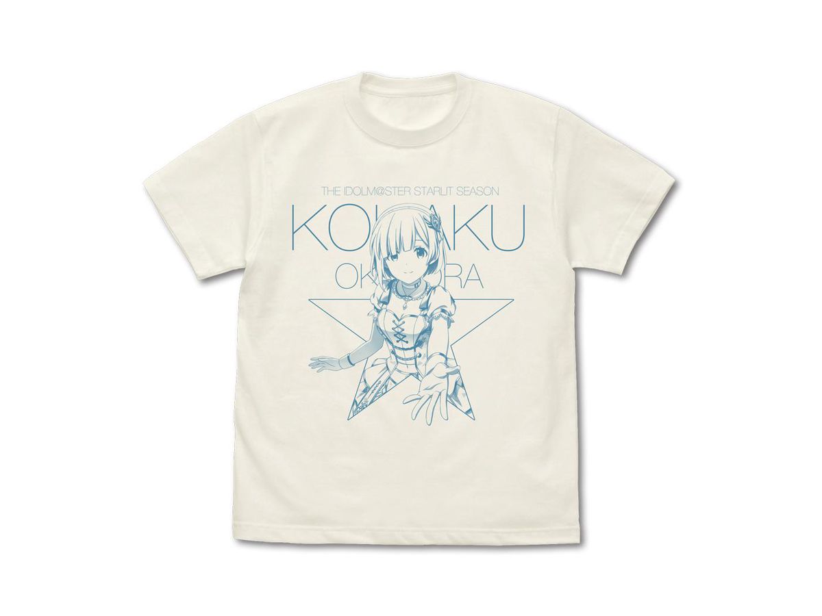 The Idolm@ster Starlit Season: Kohaku Oozora T-shirt Vanilla White S