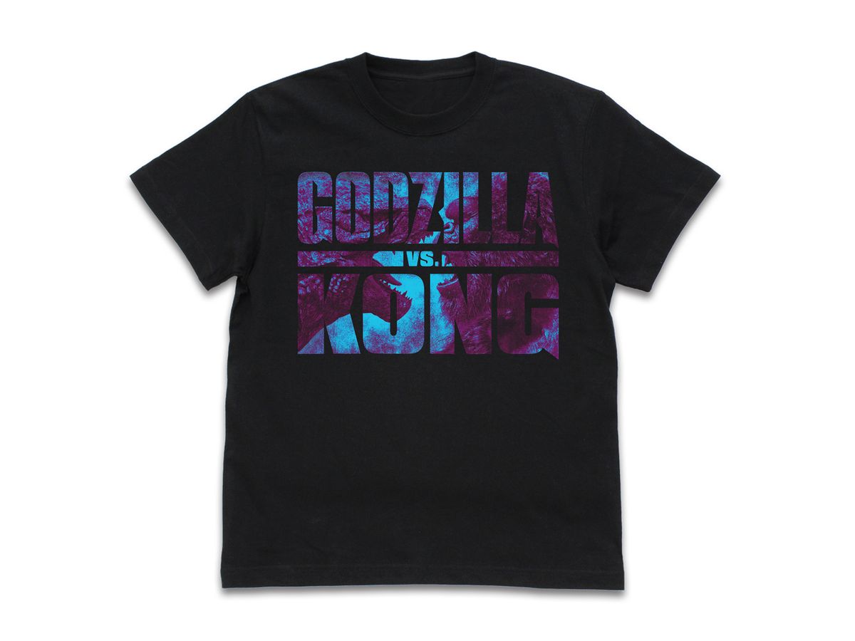 Godzilla Vs. Kong Logo T-Shirt / Black-L
