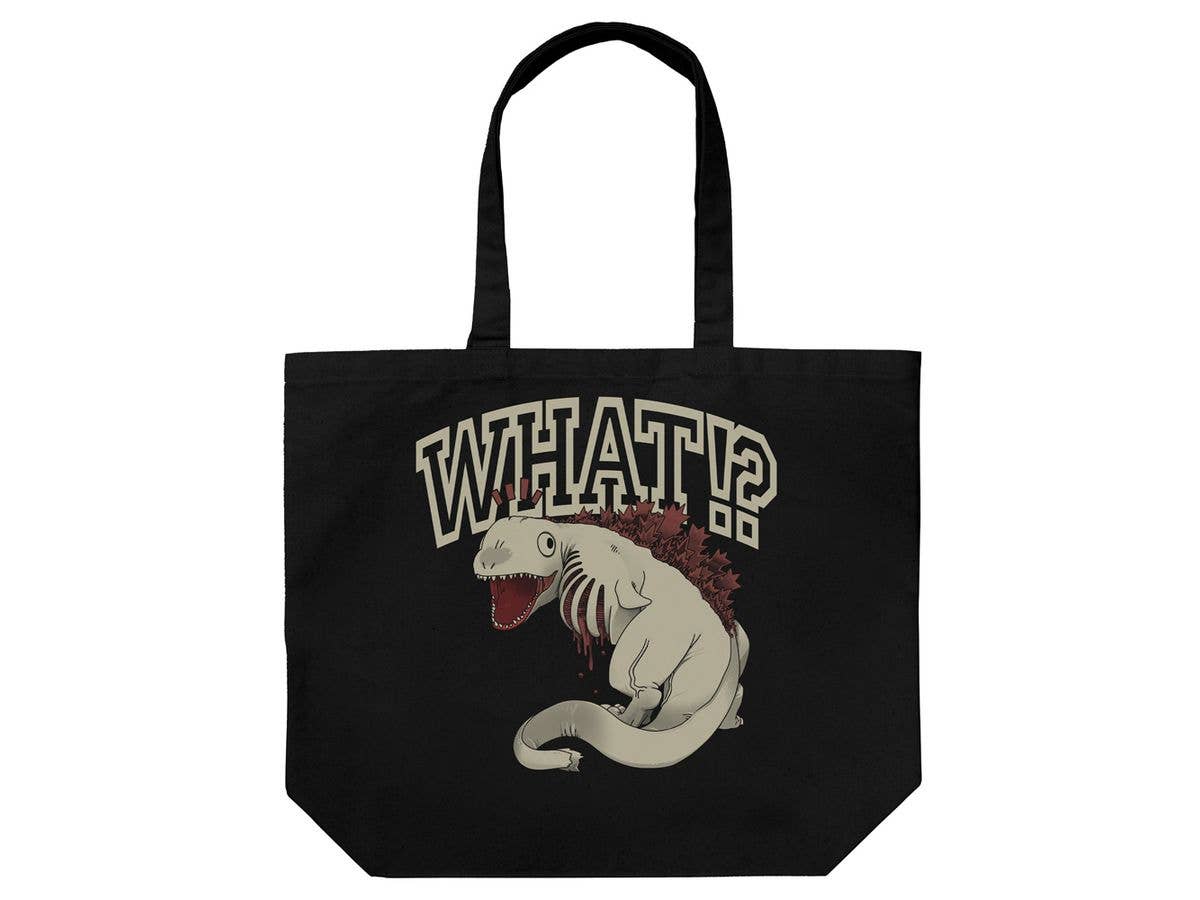 Shin Godzilla 2Nd Form Large Tote Bag / Black