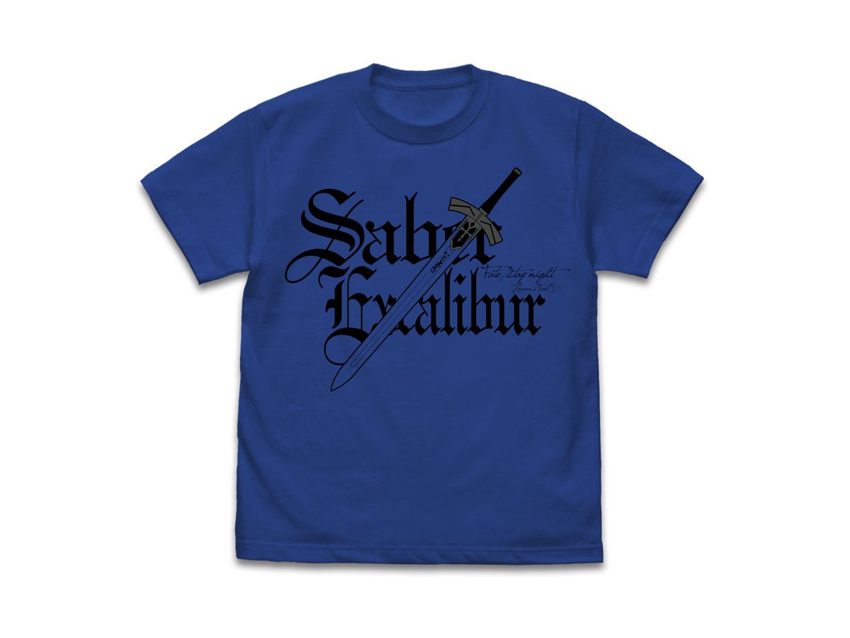 Fate/stay night [Heaven's Feel]: Promised Excalibur T-shirt Royal Blue L