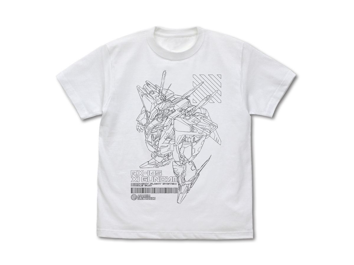 Mobile Suit Gundam Hathaway's Flash: Quess Gundam T-Shirt / White-Xl