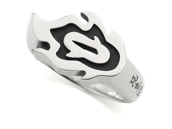 Demon Slayer: Kimetsu no Yaiba: Kyojuro Rengoku's Nichirin Swords Silver Ring No. 13