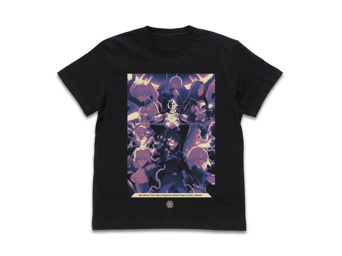  Fate/Grand Solomon Ultimate Singularity Crown Time Temple Solomon T-shirt Black L