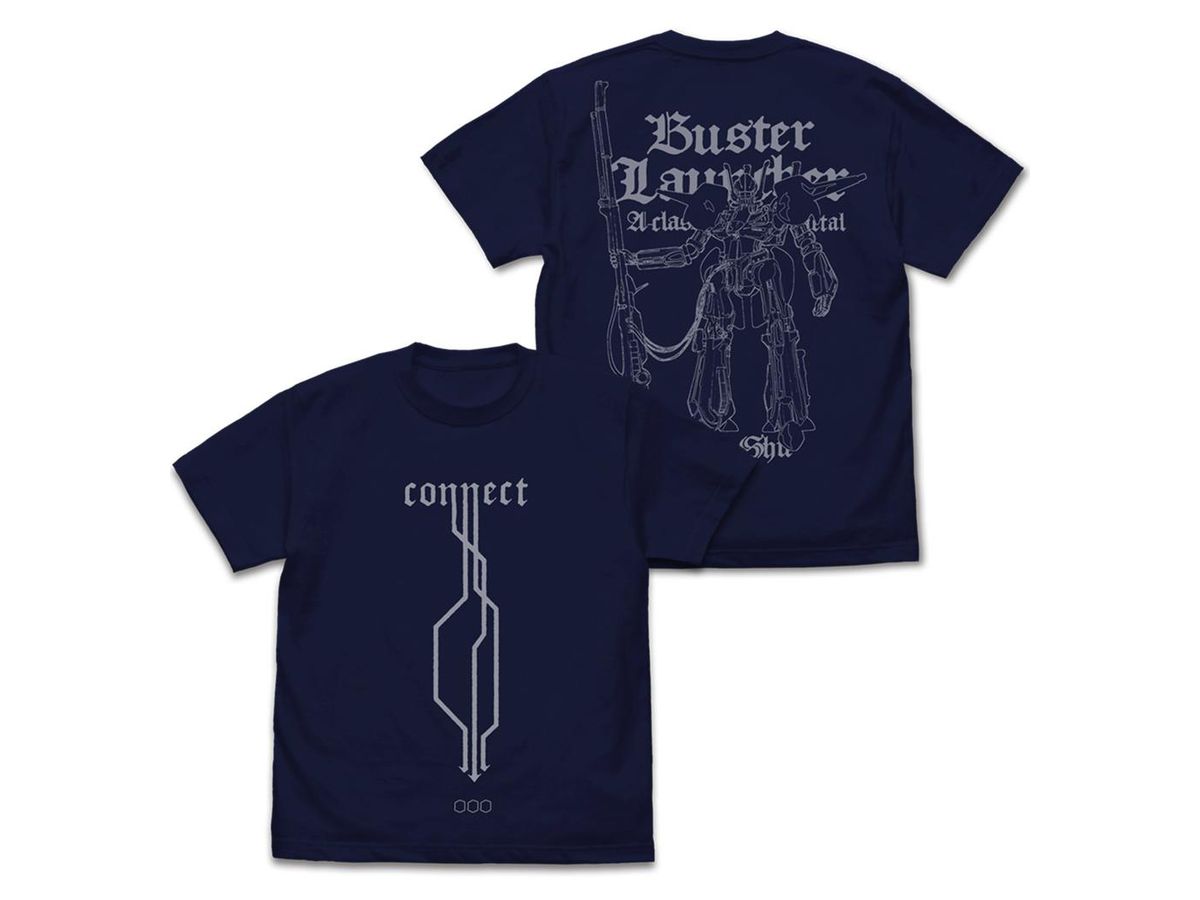 Heavy Metal L-Gaim Bat-shu T-shirt Navy XL