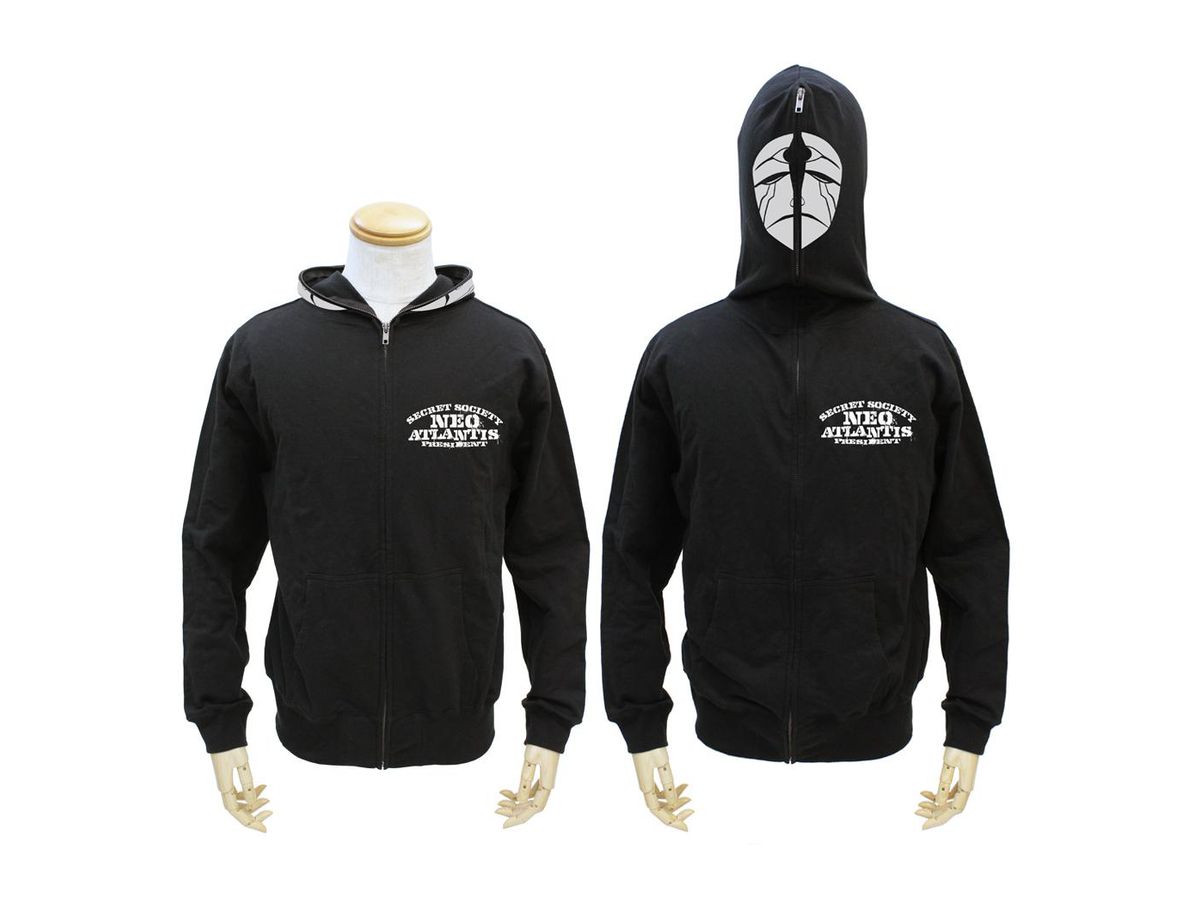 Nadia: The Secret of Blue Water: Gargoyle Full Zip Hoodie Black XL