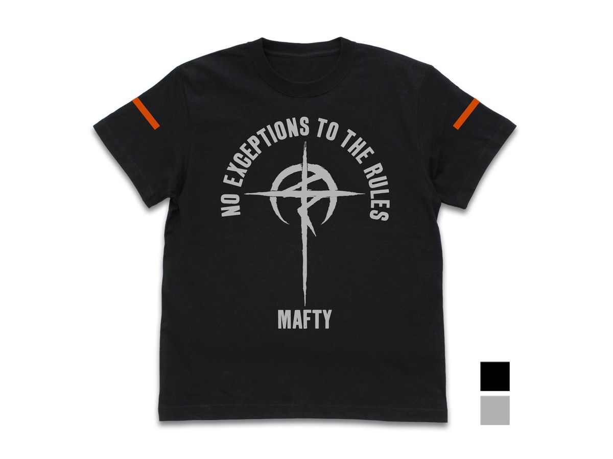 Mobile Suit Gundam Hathaway's Flash: Mufti Slogan T-Shirt / Black-Xl