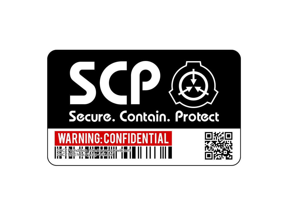 SCP Foundation Water Resistant Sticker