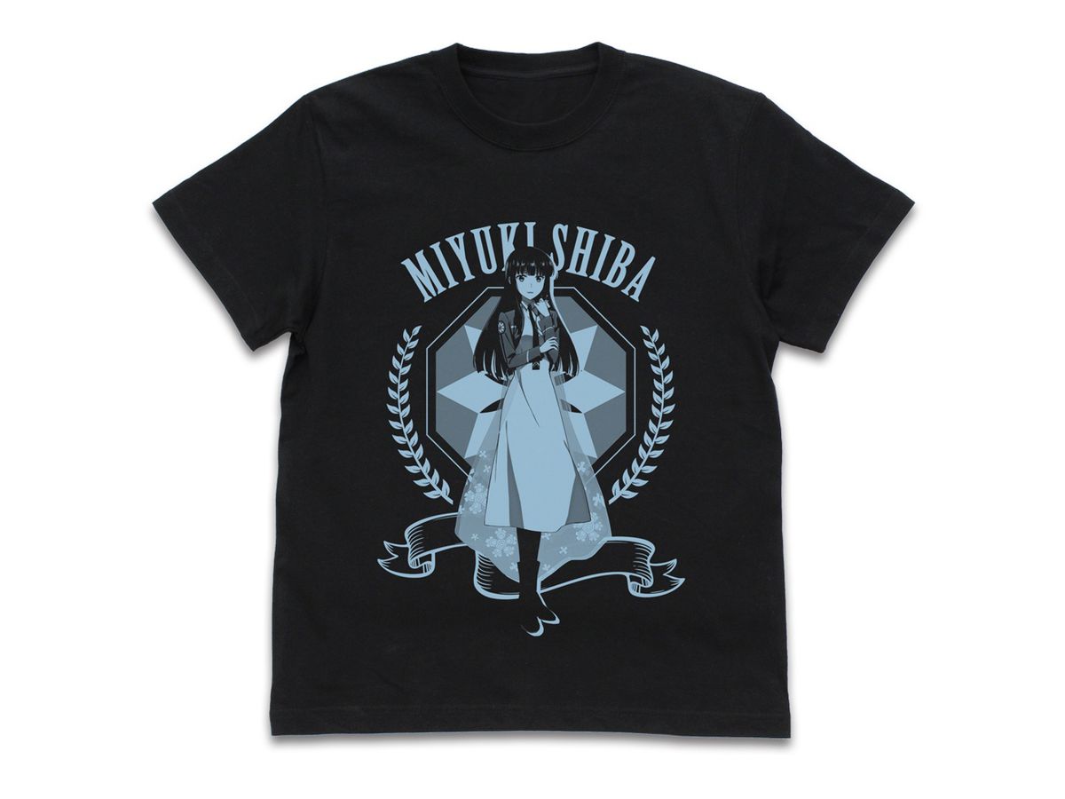 The Irregular at Magic High School: Miyuki Shiba Bloom T-shirt Black L
