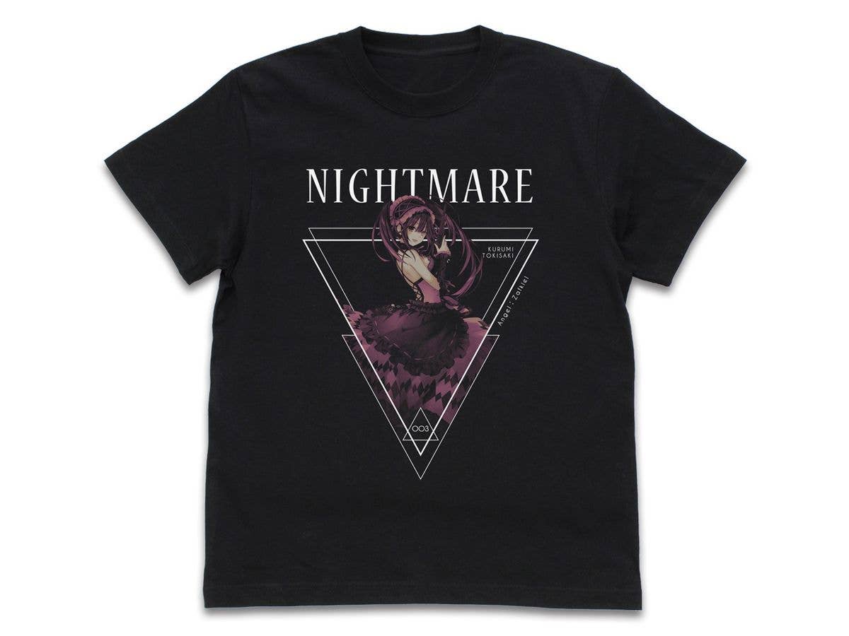 Date A Live: Nightmare Original Edition Tokisaki Kurumi T-Shirt / Black-Xl