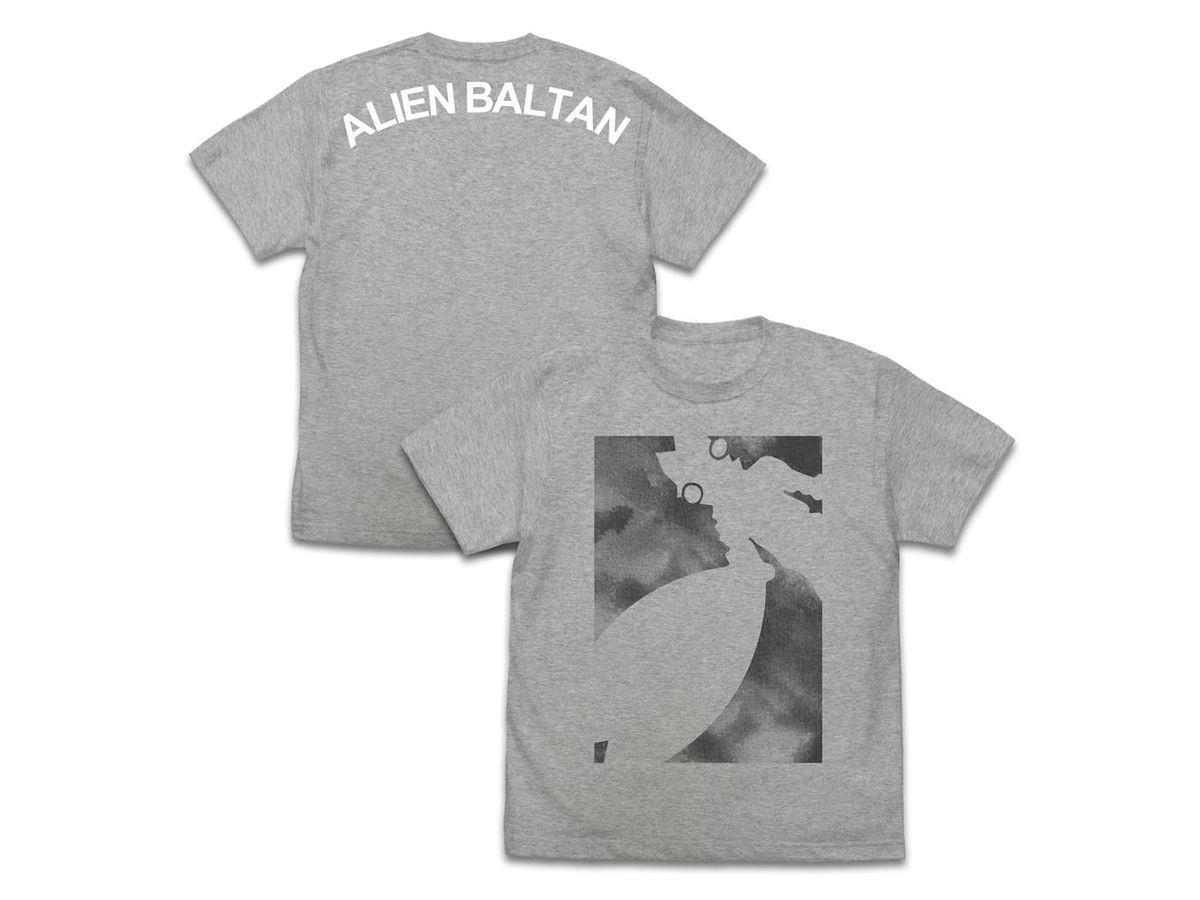 Ultraman:  Alien Baltan Silhouette T-shirt Mix Gray XL
