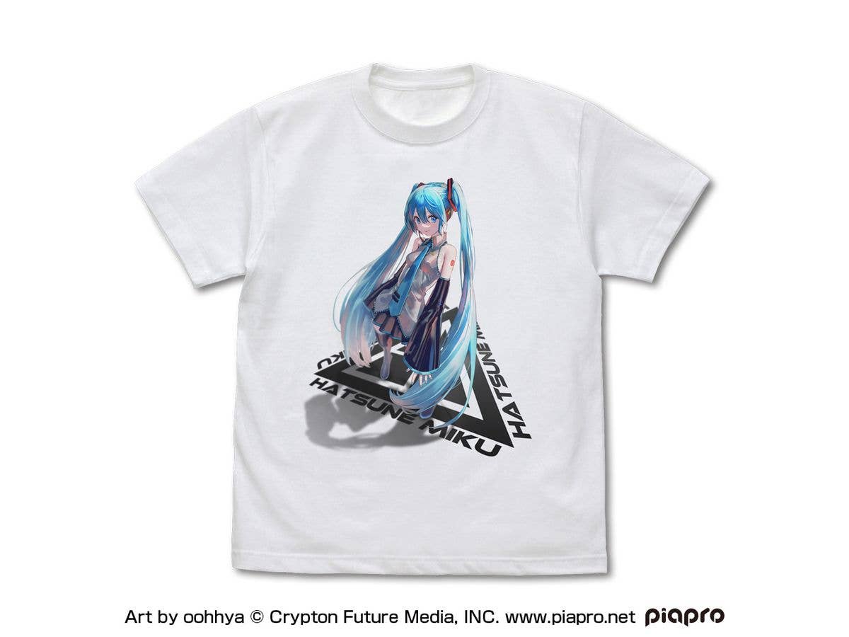 Hatsune Miku: Hatsune Miku Full Color T-Shirt oohhya Ver. / WHITE-XL
